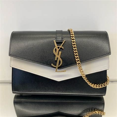 ysl crossbody wallet on chain